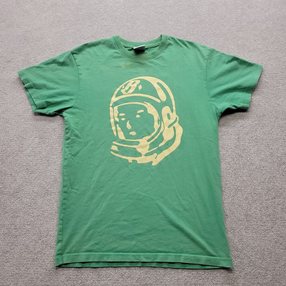 Billionaire Boys Club T Shirt Mens M Green Astronaut Helmet Graphic BBC